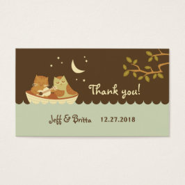 Casamento de Owl & Pussycat Storybook (Azul e Cast