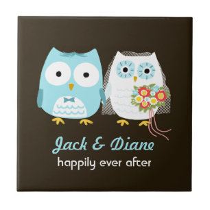 Casamento de Owls - Noiva e noiva com texto person