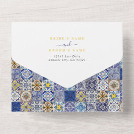 Casamento de Padrão de Azulejos Portugueses do Med