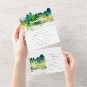 Casamento de Paisagem do Rio Chic Countryside Moun