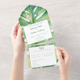Casamento de Palm das Ilhas Tropicais Modernas