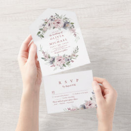 Casamento de peão com cor-de-água cor-de-rosa turv