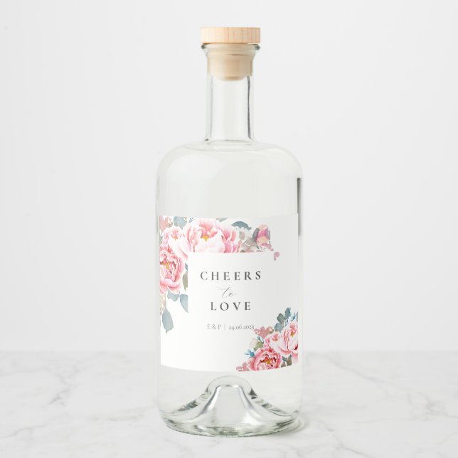 Casamento de Peões de Aquarela Elegante (Frente)