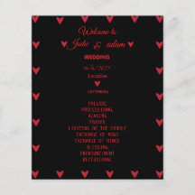 casamento de pequenos corações