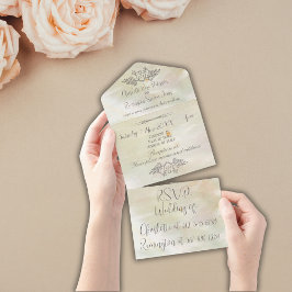 Casamento de Pêssego Elegante Mãe de Pérola