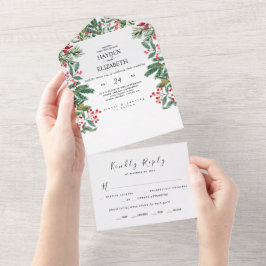 Casamento de Pine Cone Greenery de Berries de inve