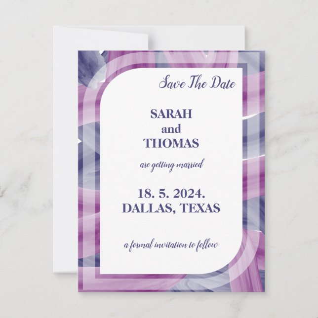 Casamento de pintura em acrílico elegante (Frente)