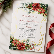 Casamento de Poinsettia de Feriado