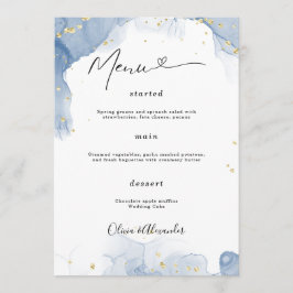 Casamento de Poster do Menu de Casamento Elegante