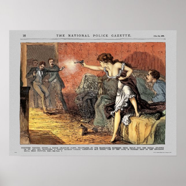 Casamento de poster no Diário da Polícia (cor) (Frente)