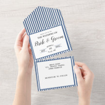 Casamento de Praia Costeira com Stripe Branca mari
