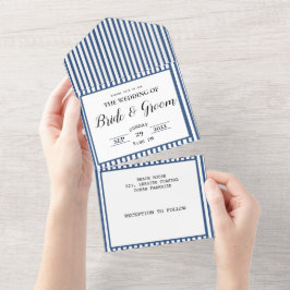 Casamento de Praia Costeira com Stripe Branca mari
