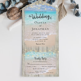 Casamento de Praia de Destino Costeiro Russo