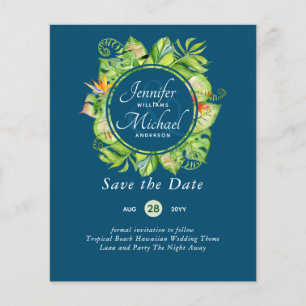 Casamento de Praia de Folhas Tropicais de LeahG Sa
