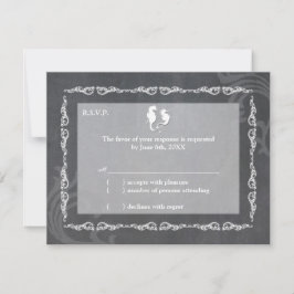 Casamento de Praia do Cavalo de Cinza RSVP