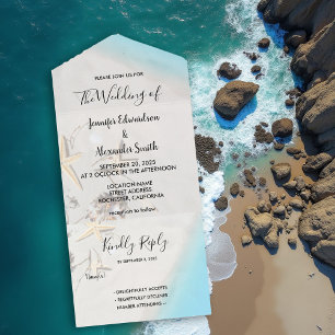 Casamento de praia do oceano tropical
