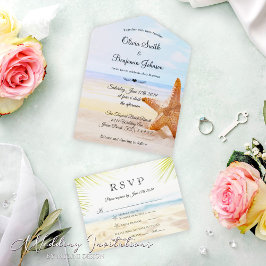 Casamento de Praia Tropical de Verão de Starfish M