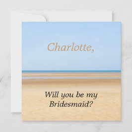 Casamento De Praia Você Será Meu Cartão De Madrinh