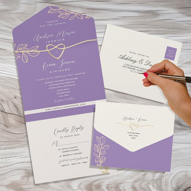 Casamento de Primavera Roxo (Criador carregado)