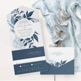 Casamento de Quadro Botânico Azure Azure Azure