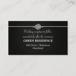 Casamento de Quadro Negro Inserção Simples e Ele
