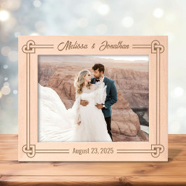 Casamento de Quadros do Coração do Corno 10x8