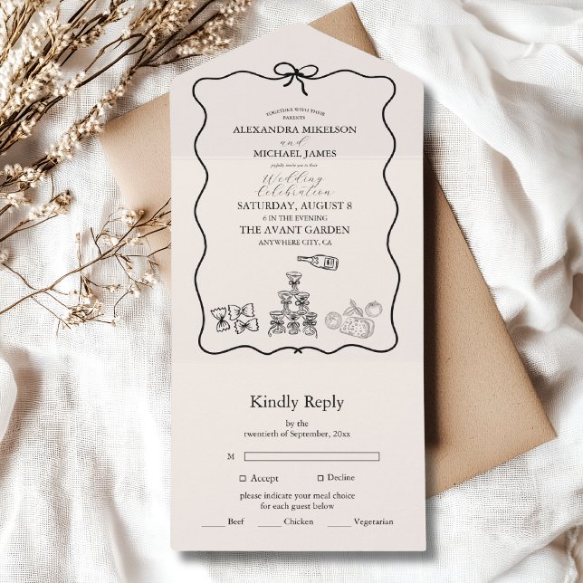 Casamento de rabo branco branco-preto italiano (Criador carregado)