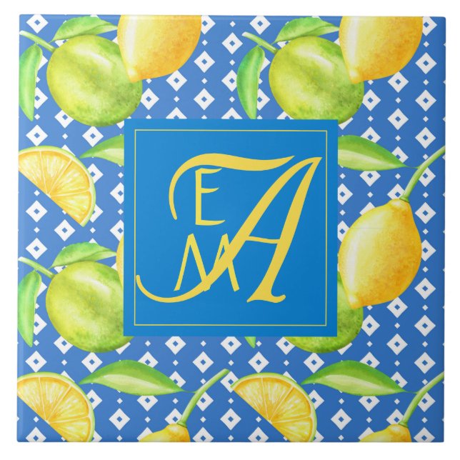 Casamento de recém-casados com Blue MONOGRAMAS do  (Frente)