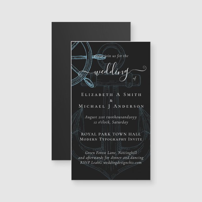 Casamento de Rodas Náuticas (Frente/Verso)