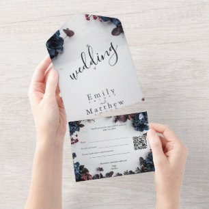 Casamento de Romance em Profundo Woodland