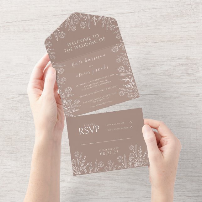 Casamento de Rosa com poeira floral (Aba destacável)