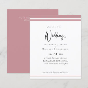 Casamento de Rosa de Orçamento Rosa Simples Eleg