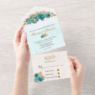 Casamento de Rosas Dourados de luxo e creamia