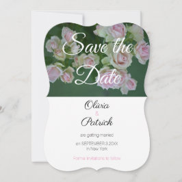 Casamento de Rosas Rosa Salva o Convite de Data