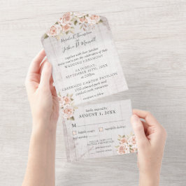 Casamento de Rosas Rústicos e Românticos