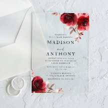 Casamento de Rosas Vermelhas Antigas