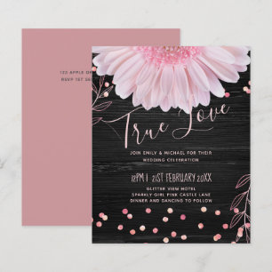 Casamento de Rosegold Confetti Rosa Russo