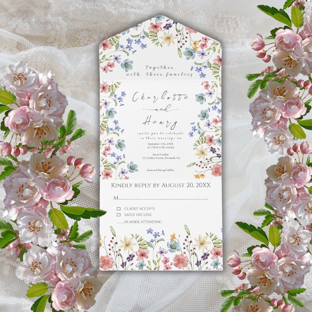 Casamento de RSVP de Jardins de Greenery Garden (Criador carregado)