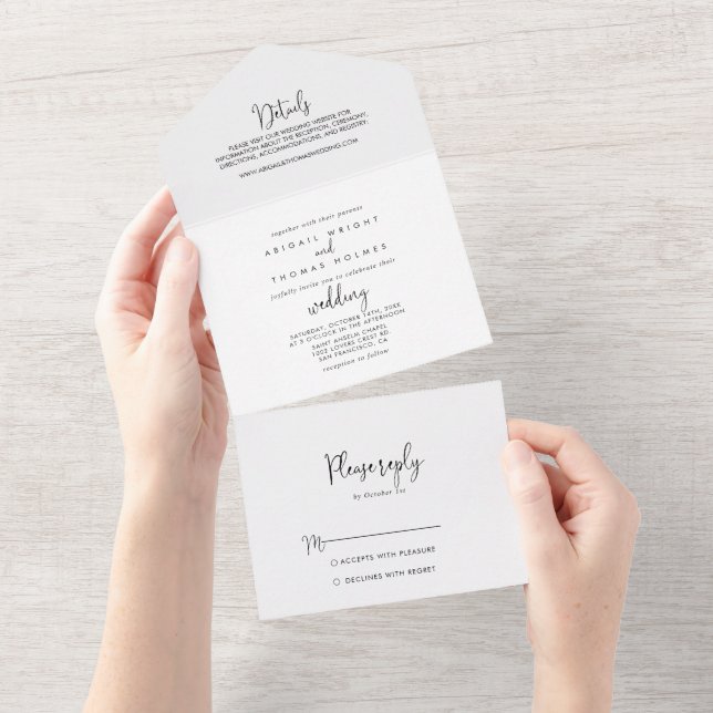 Casamento de Script Elegante de Caligrafia   (Tearaway)