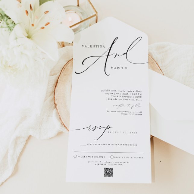 Casamento de Script Minimalista Elegante VALENTINA (Criador carregado)