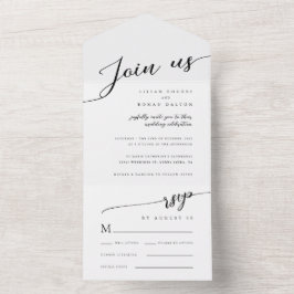 Casamento de Script Romântico Moderno Minimalista