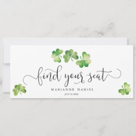 Casamento de shamrock verde irlandês encontre seu