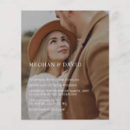 Casamento de Sobreposição de Fotos Elegante de Orç