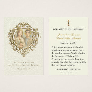 Casamento de Sta. Maria Goretti & St. Pier Giorgio