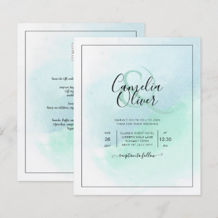 Casamento de Teal de Vidro do Mar Tudo-em-1