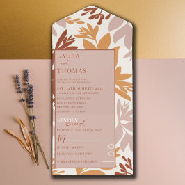 Casamento de Terracotta Botânico Moderno