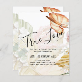 Casamento de Terracotta com Pampas Tropicais do OR