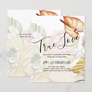 Casamento de Terracotta com Pampas Tropicais do OR