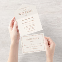 Casamento de Terracotta Minimalista Moderno