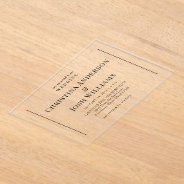 Casamento de Texto Preto Simples